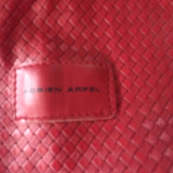 Red Vegan Tote - Picture 3 of 7